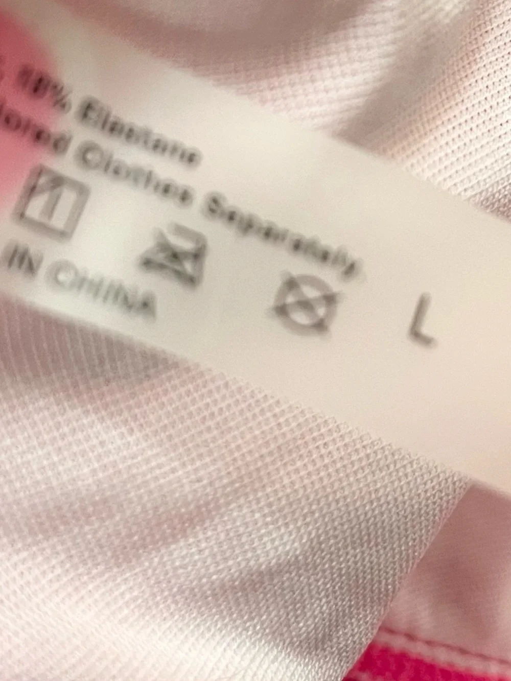 Neon Pink Ridged Halter Top - Picture 3 of 3